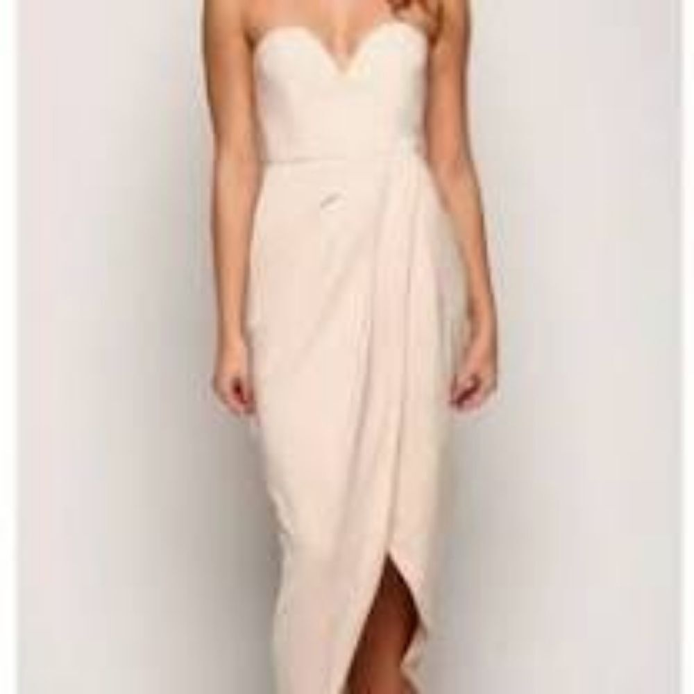 Shona Joy Core U-Wire Strapless Sweetheart Maxi Gown | Size 2